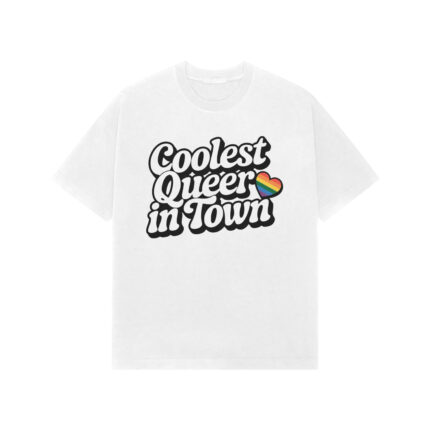 Coolest Queer in Town - Premium Oversized T-shirt