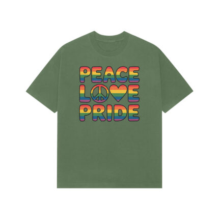Peace Love Pride - Premium Oversized T-shirts